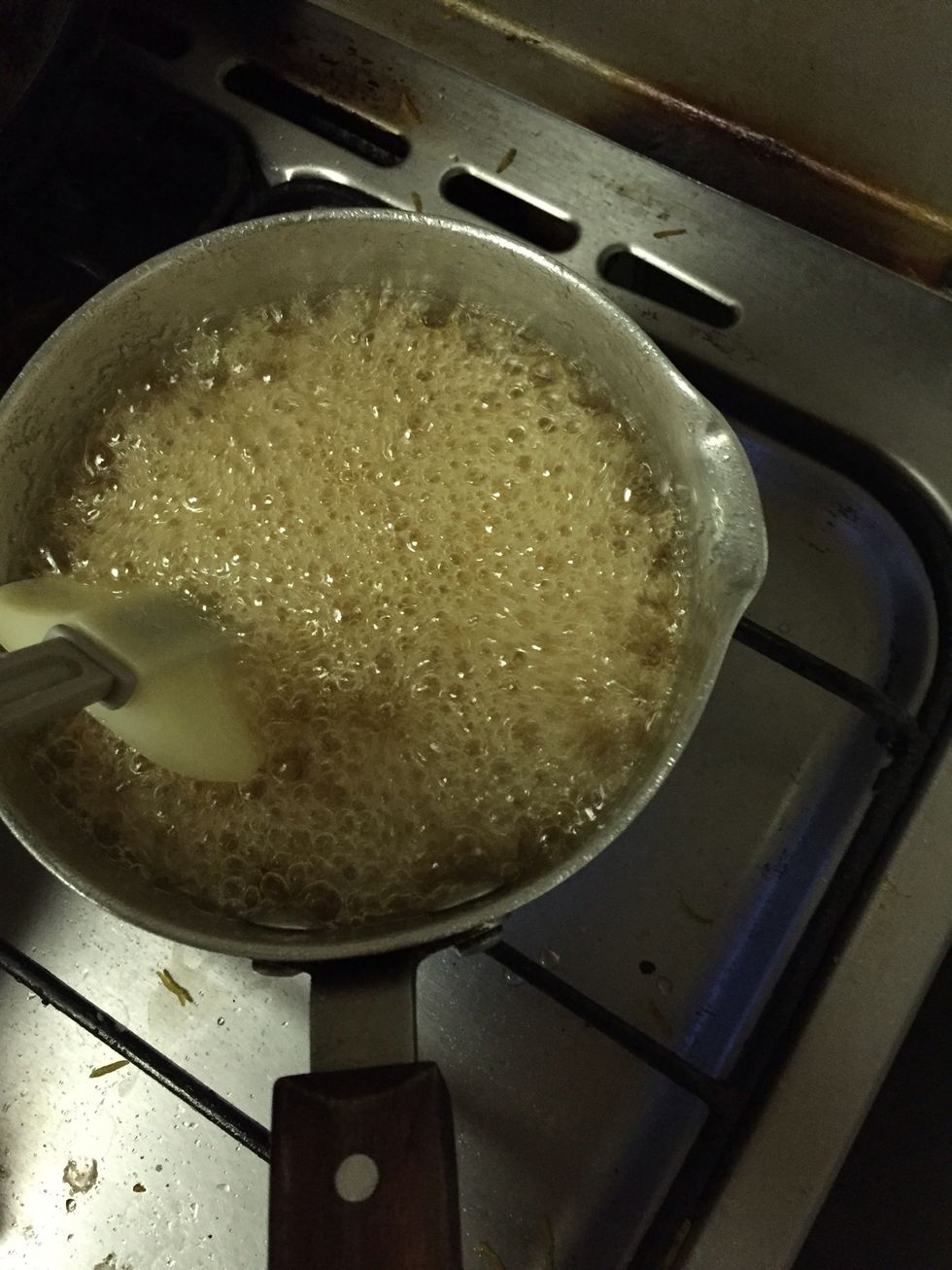 Yeah near to the desire point at 4 to 5 minutes of boiling mix continuously or else it will burn