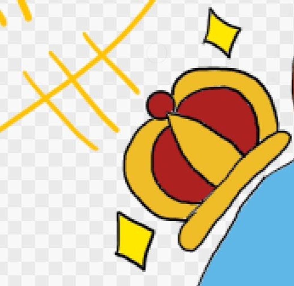 Yeah, The crown is most likely the EASIEST part of all of this. Gold: R=238 G=189 B=39 | Velvet: R=173 G=33 B=33