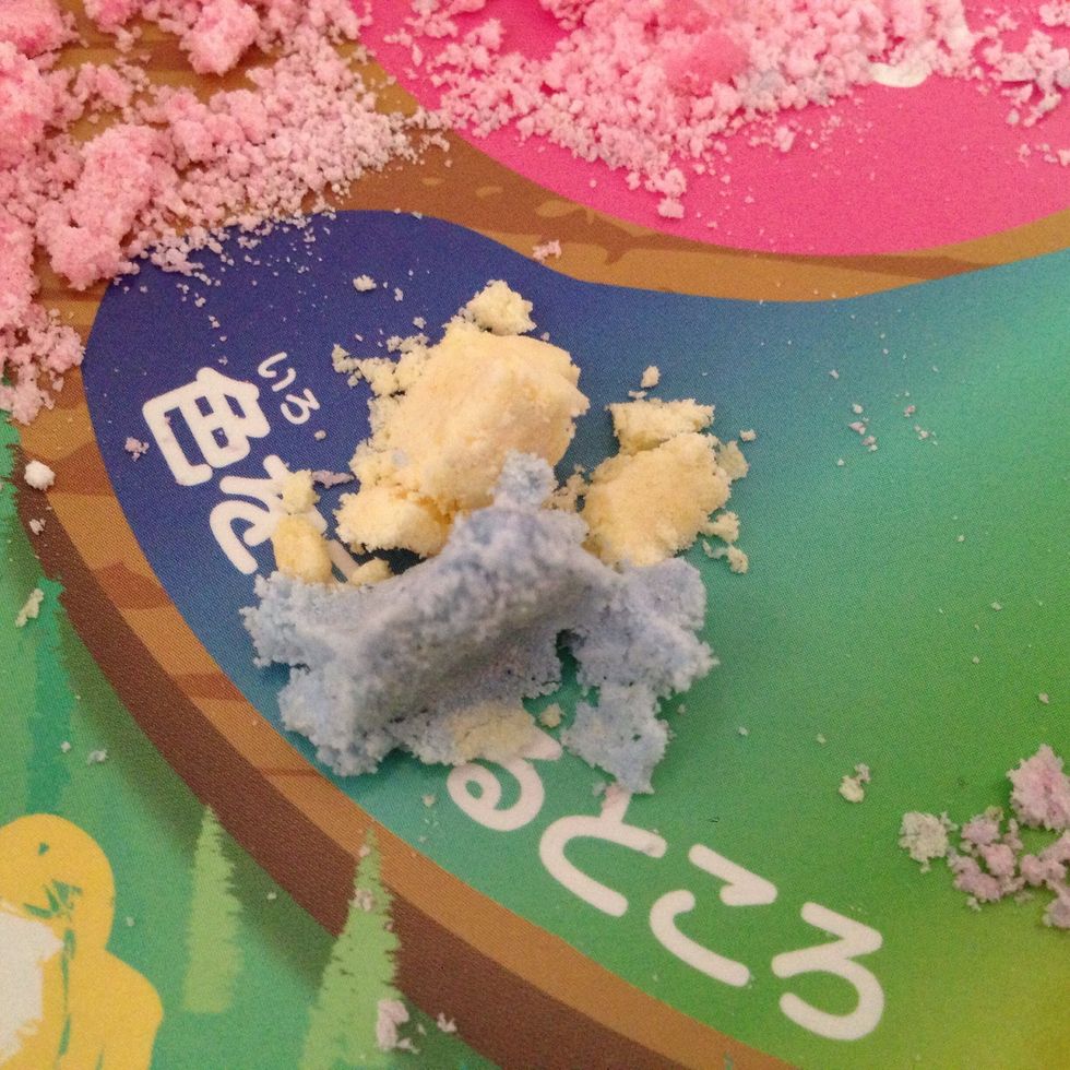 Yellow and blue makes what? As you can see these candies are educational as well as fun and yummy!!