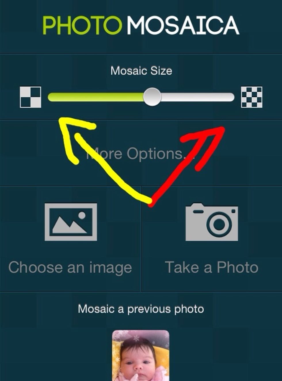 Yellow less use less photos Red use more photos
