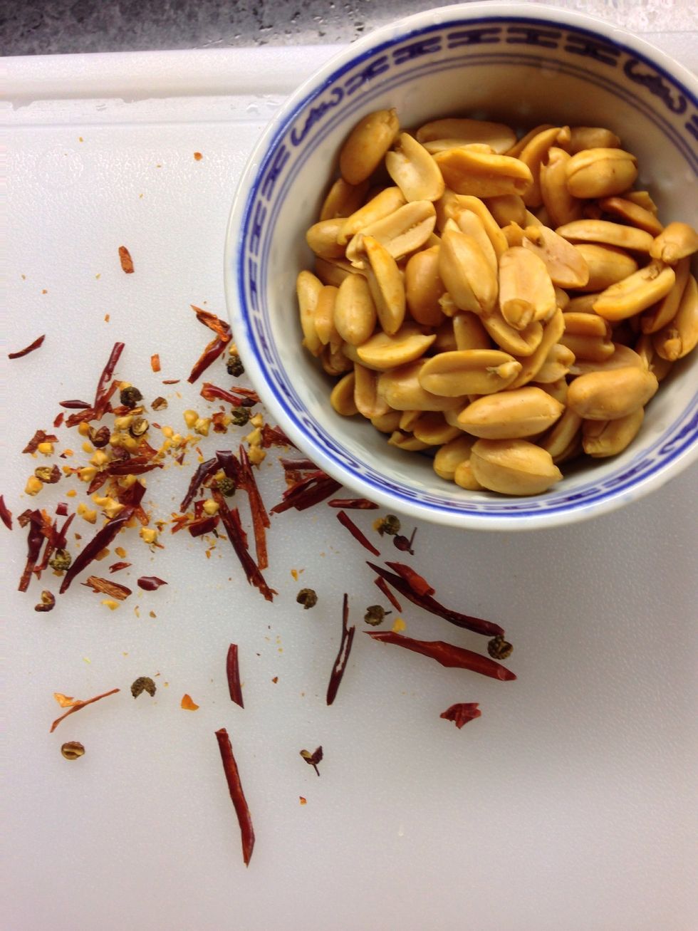 Yes, separate peanut and the spices. You will need them all.