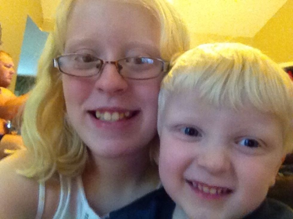 Yet another selfie with my little brother!!!