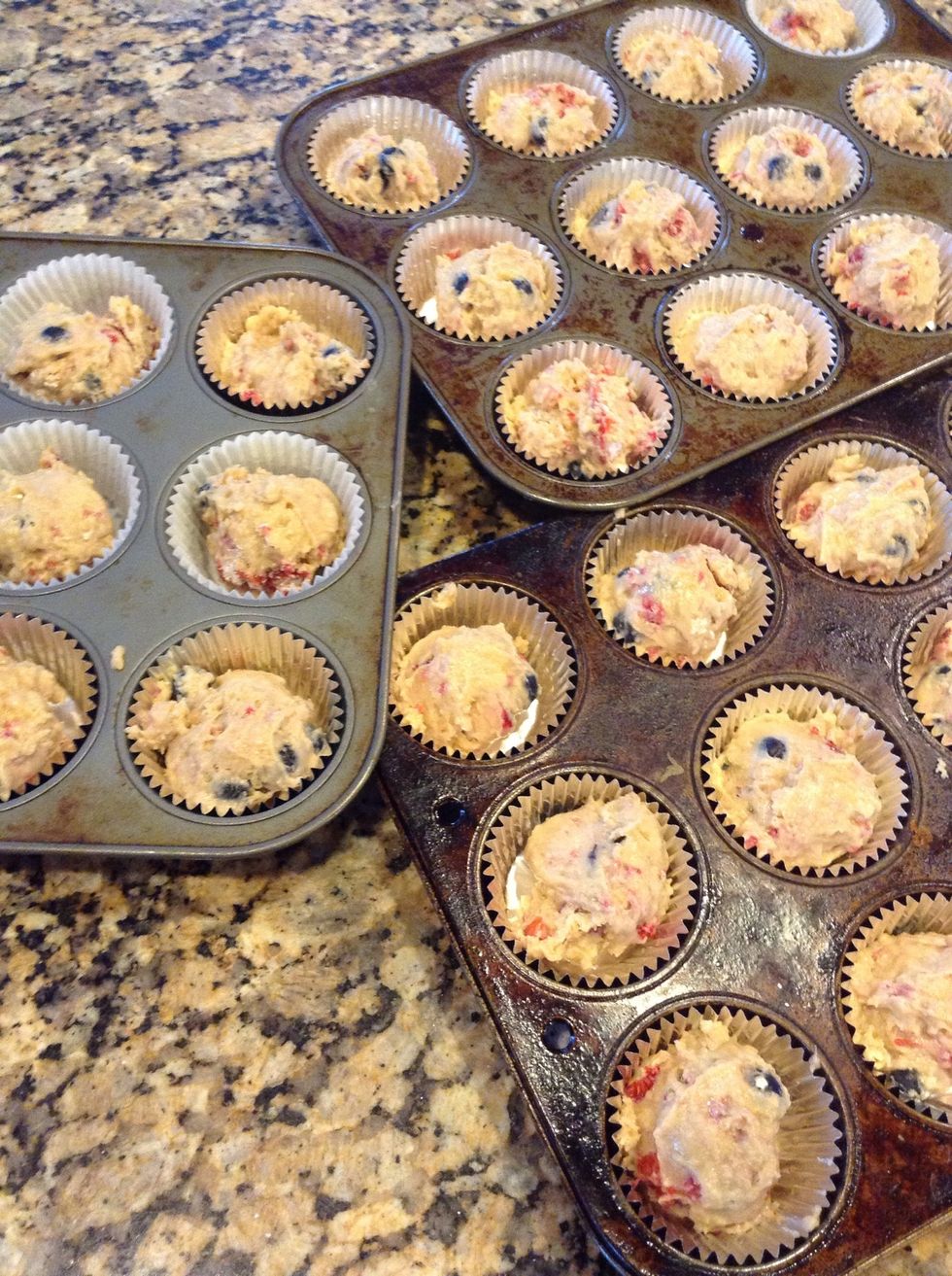 Yields about 32 muffins