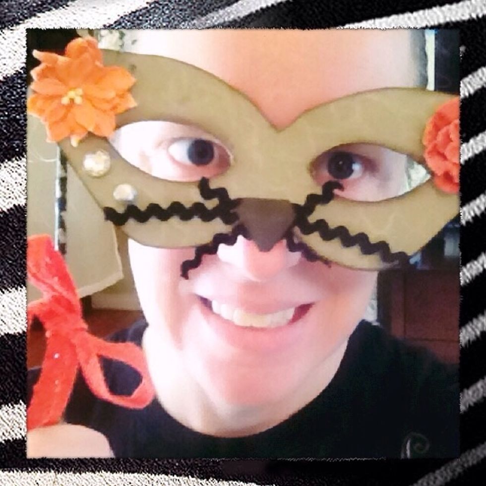 Yikes! I look pretty scary lol! Here are a few more pics of my finished pieces. These are great for home decor- hang them in a door, or use as a centerpiece!