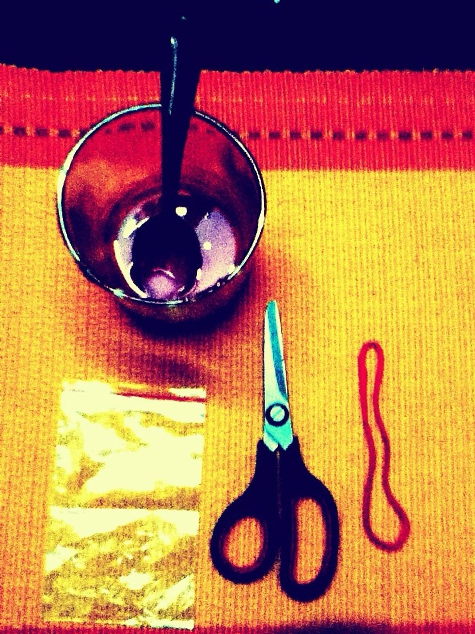 You are finally done with your lipgloss! Gather your ziplock pouch and fill the lipgloss in it. Then cut a small hole in one of the bottom corners and seal the pouch..