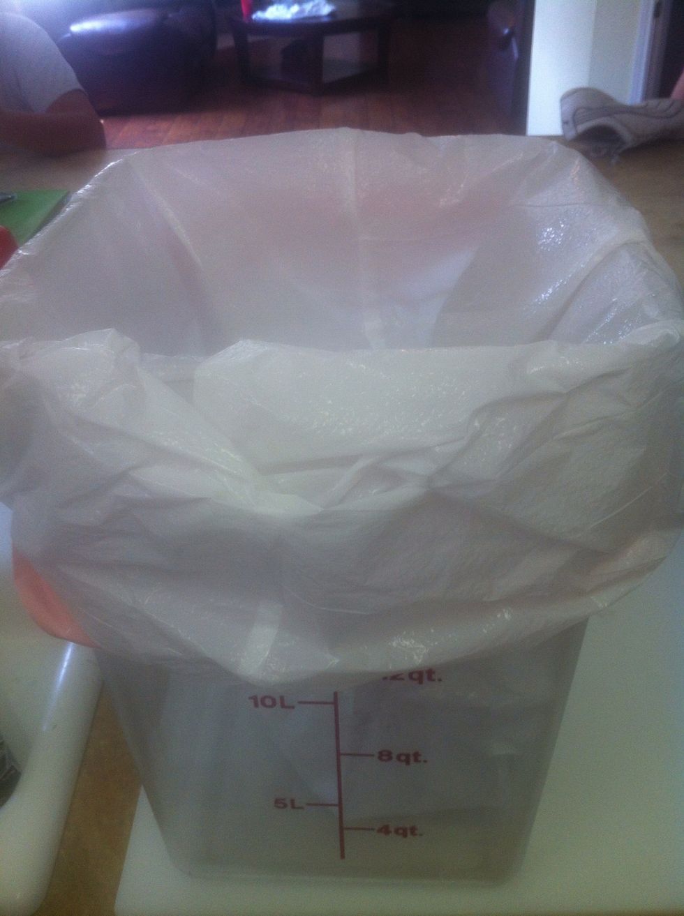 You are going to need a container about this size.