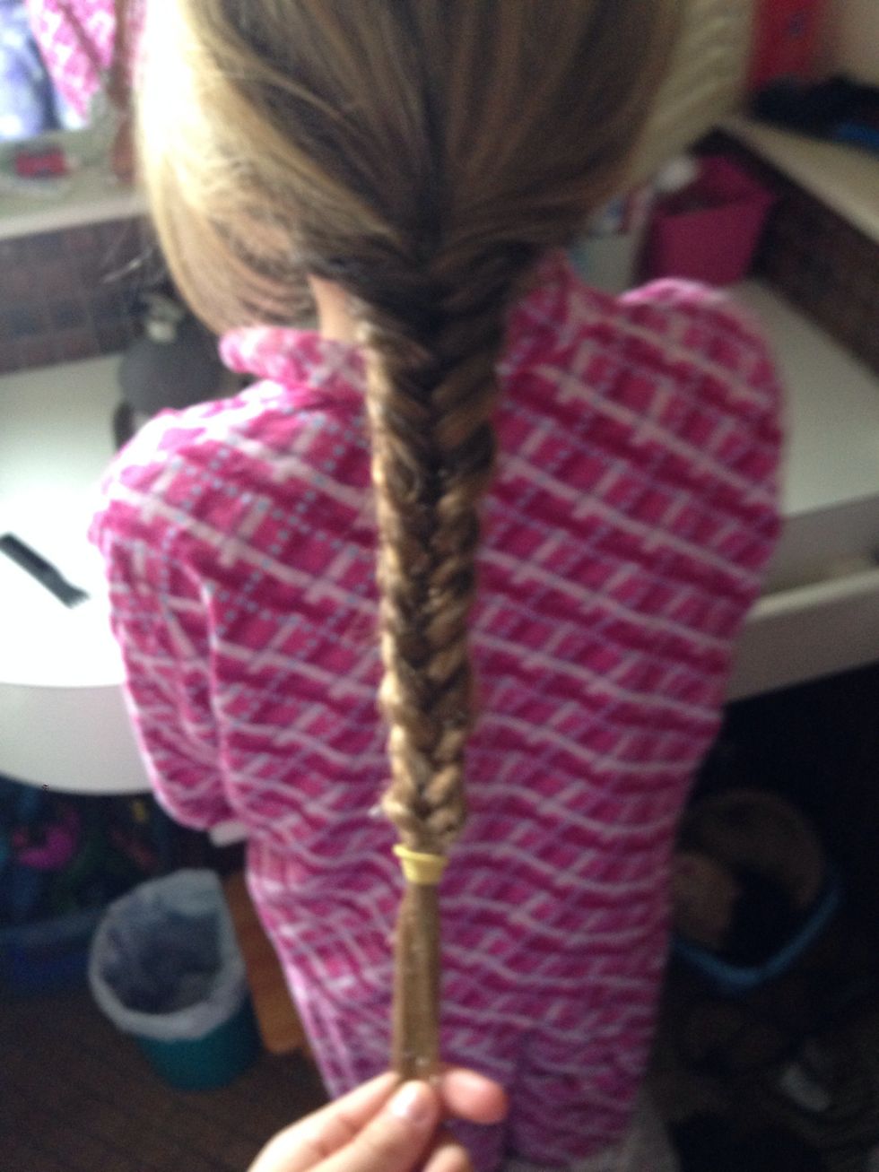 You are now finished! Enjoy you're fishtail braid!
