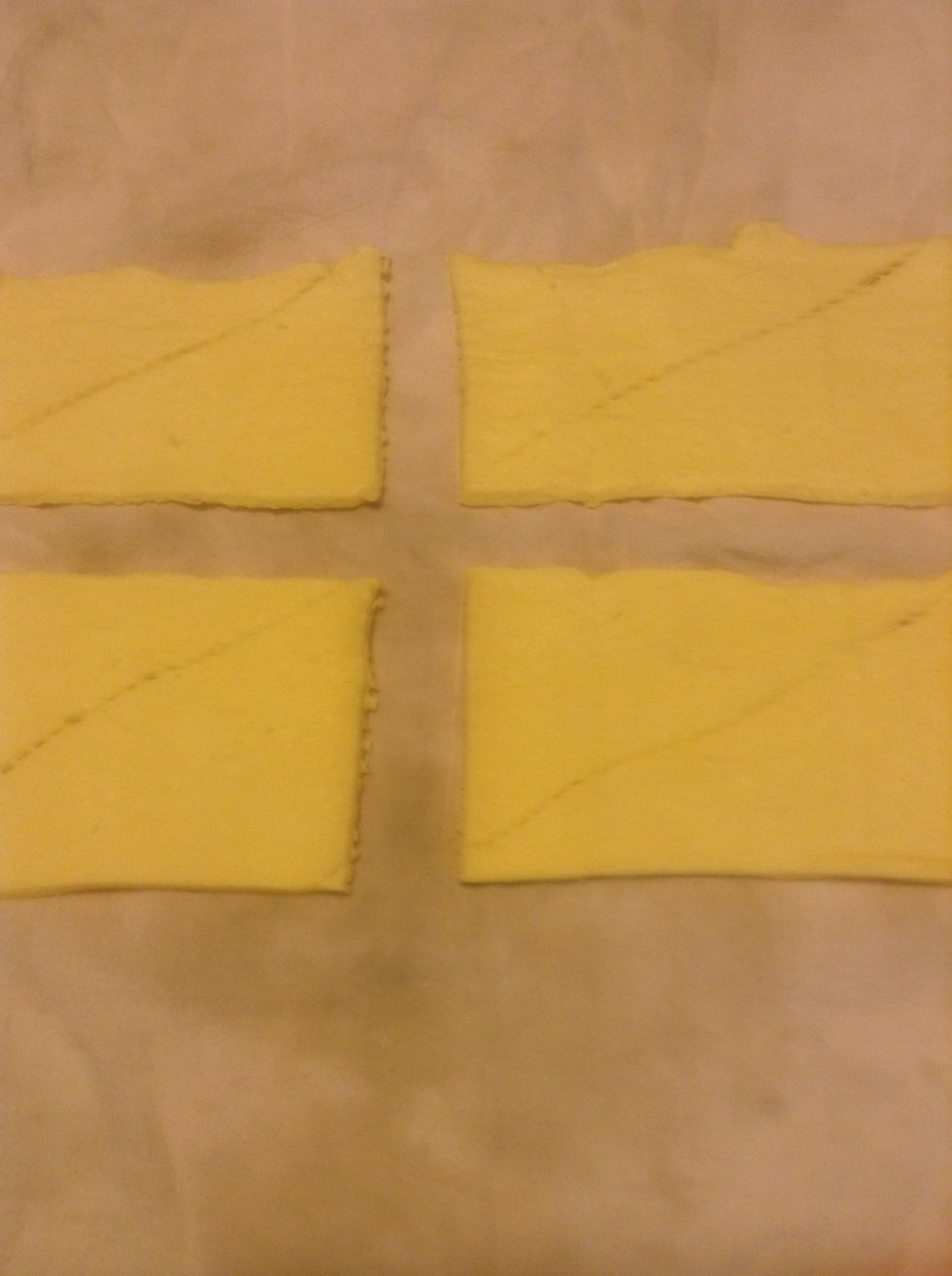 You are now left with four pieces...