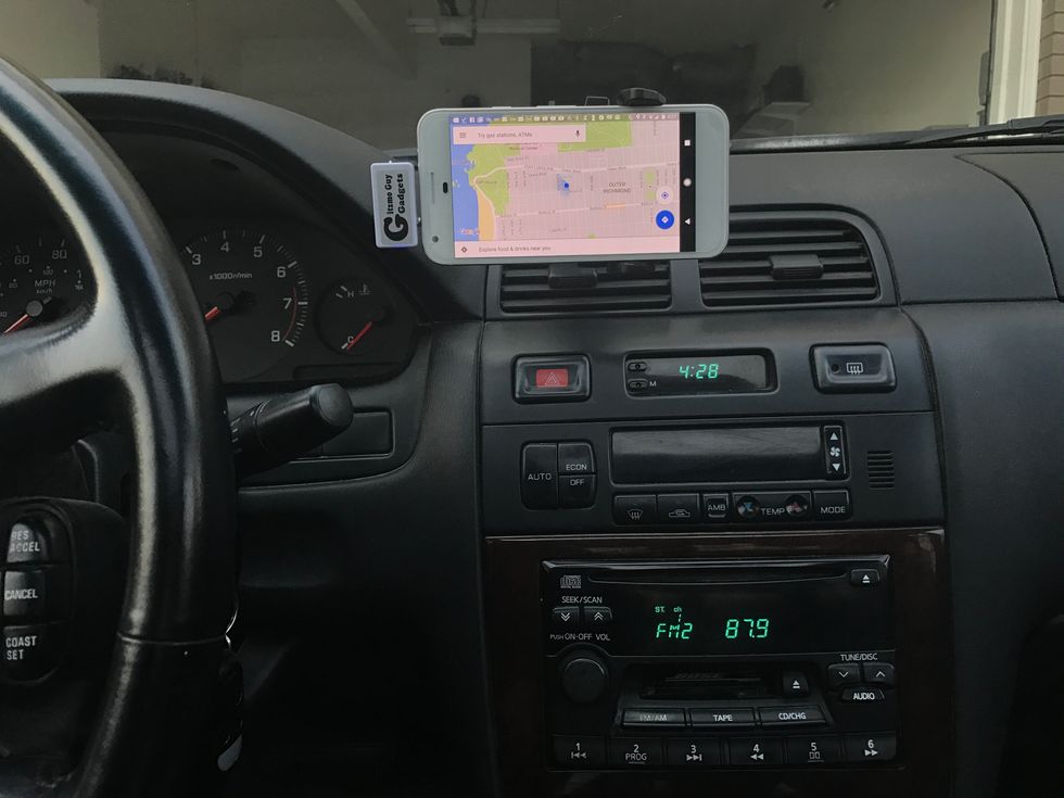 You are now ready to enjoy the conveniences of Google Map GPS Navigation functionality right thru your old car radio.