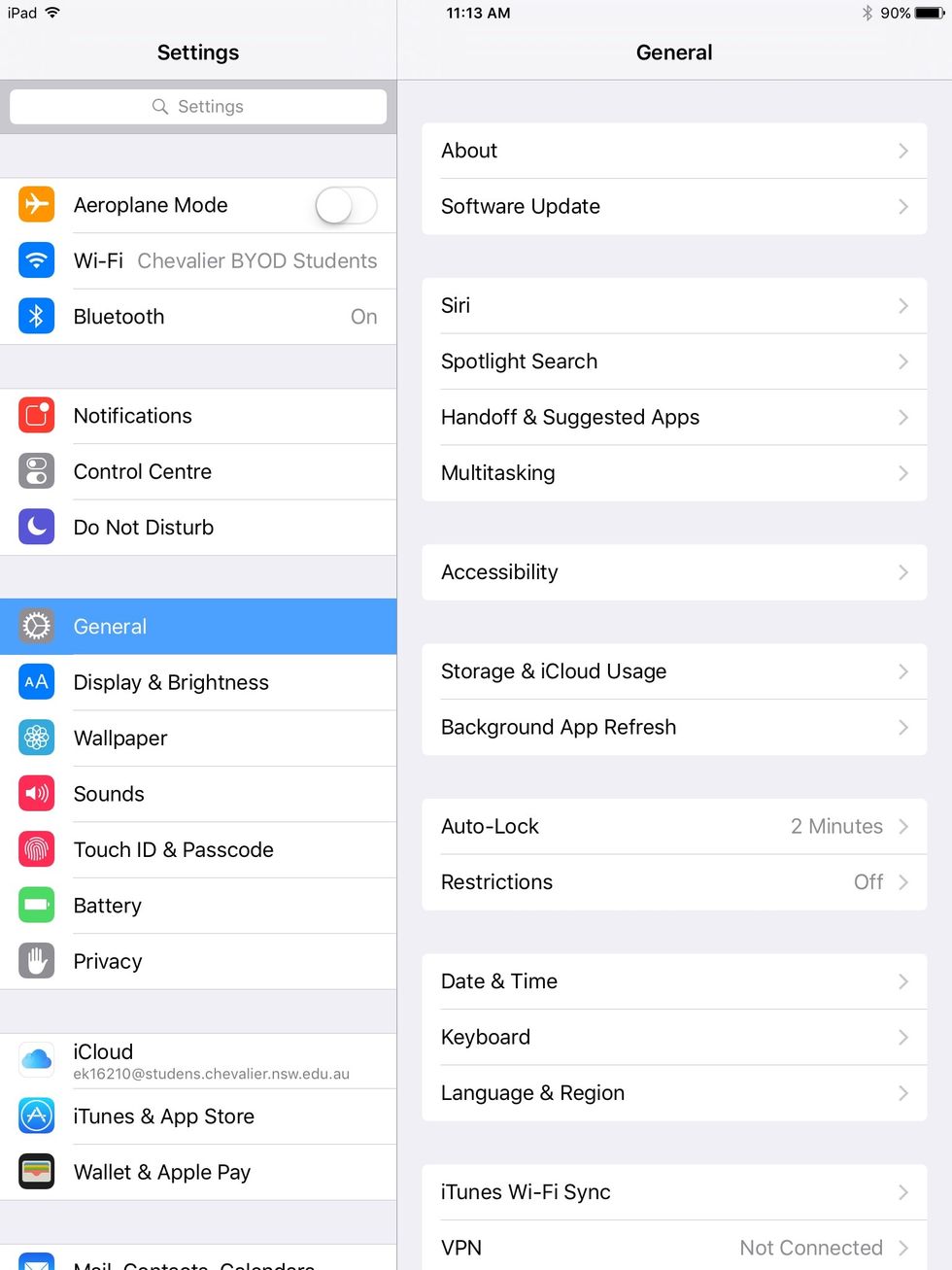 You are on setting tap on bluetooth