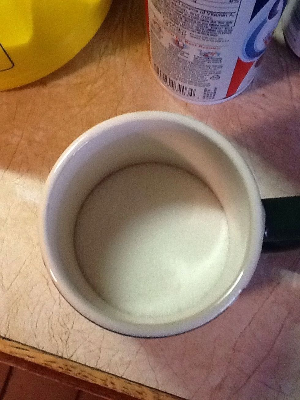 You can add 4 tablespoons of this to your mug as well.