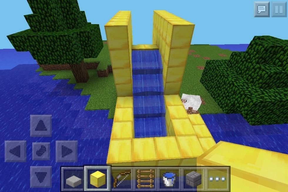 You can add a wall on this side.