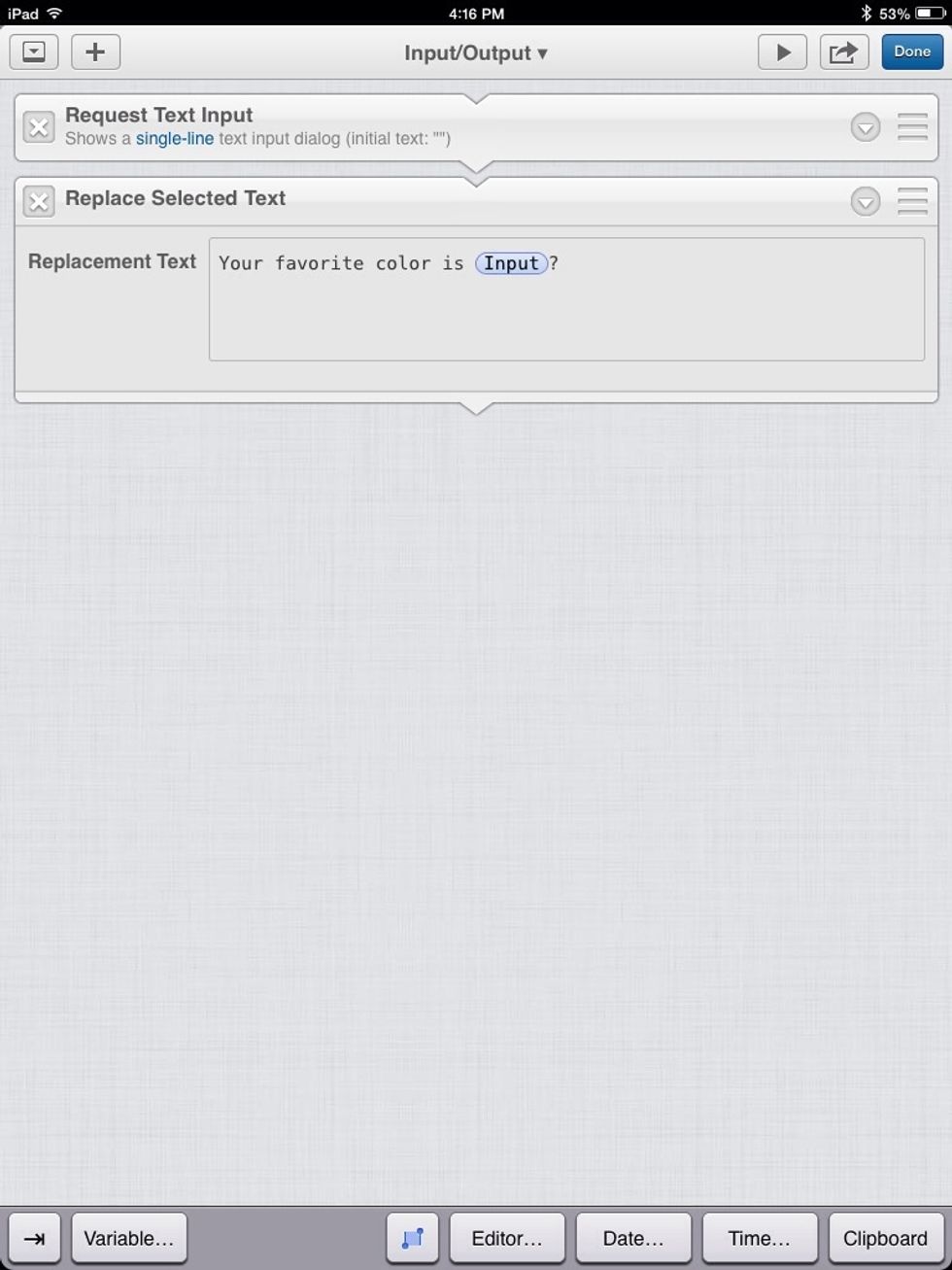 You can add additional text to make it prettier.