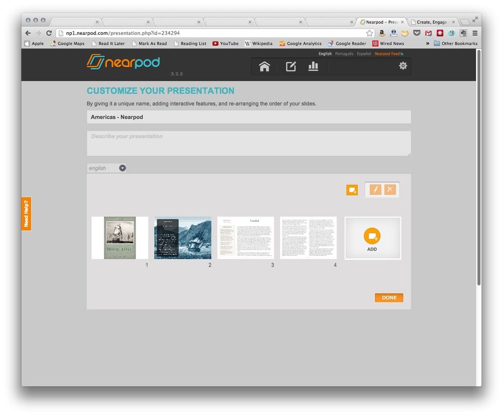 You can add as many interactive features as you'd like.