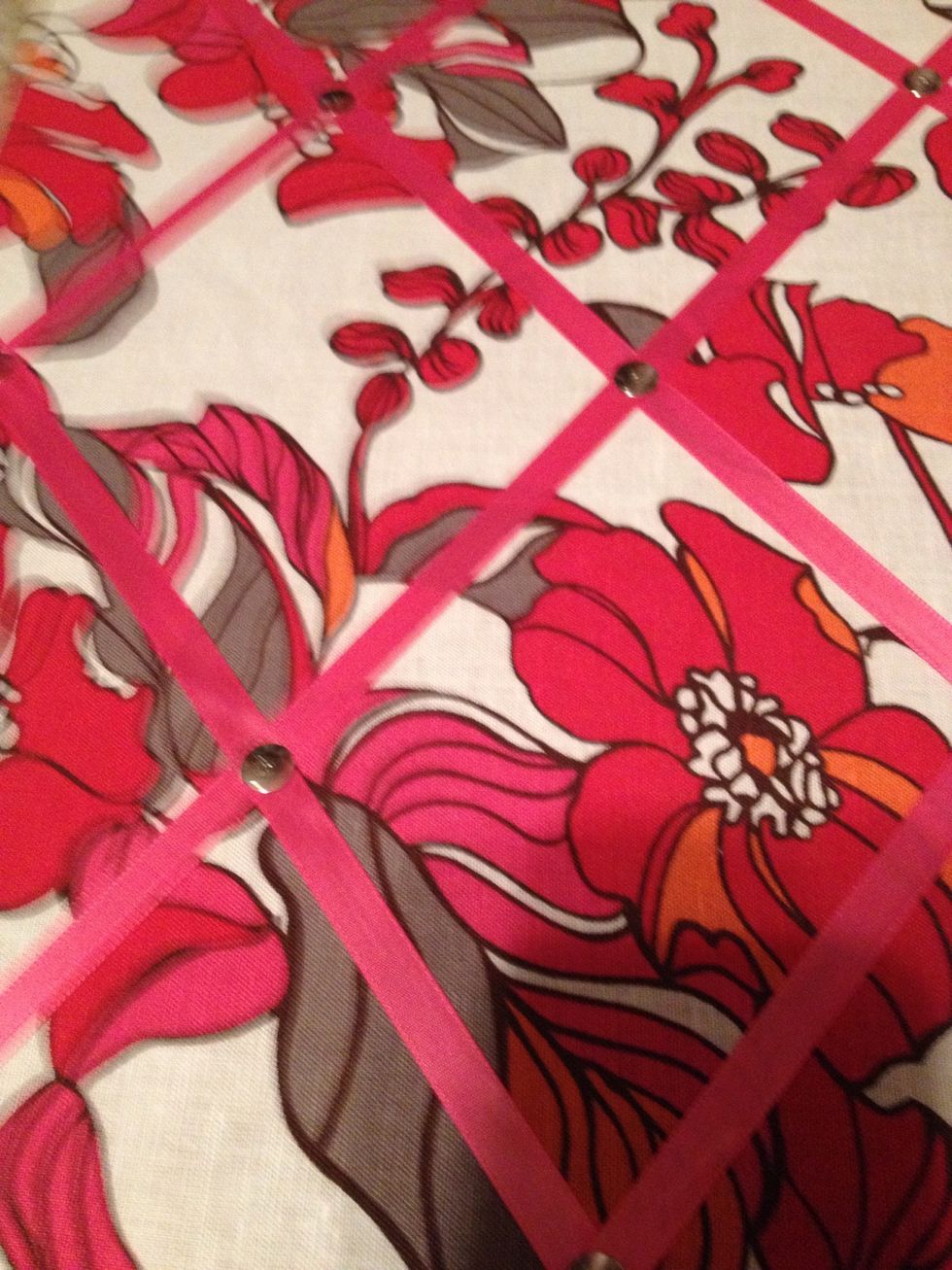 You can add pushpins for added support