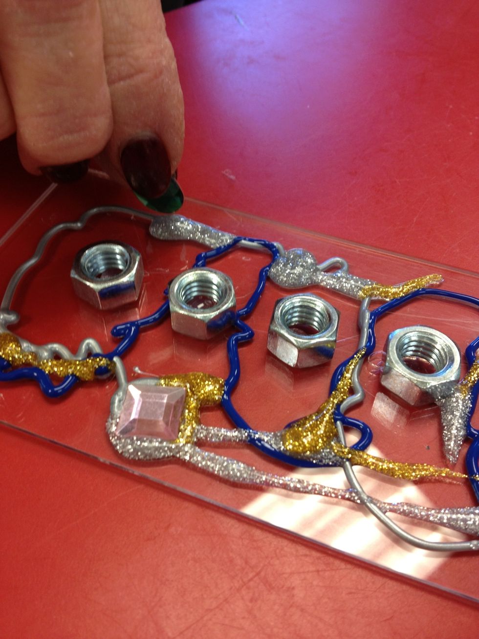 You can add sequins or any other small decorations.