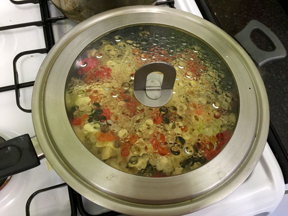 You can add some salt and cover. Check every now and again to see how cooked they are getting