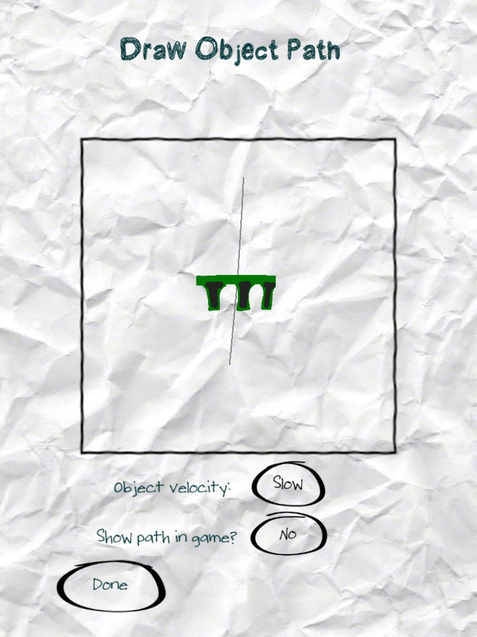 You can also add a path to how platform moves in your game.