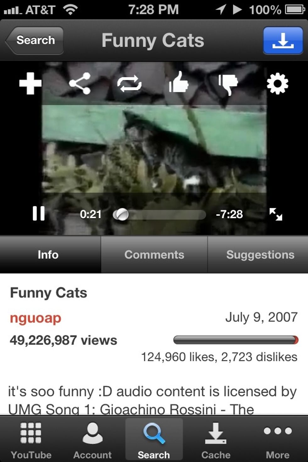 You can also adjust the video quality by clicking the settings icon at top right on the video in both portrait and landscape.
