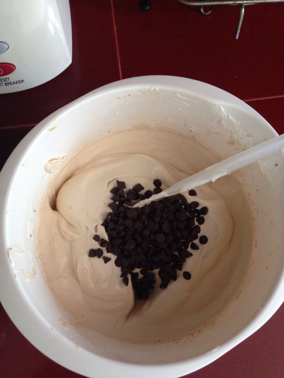 You can also be creative by putting some chocolate chips