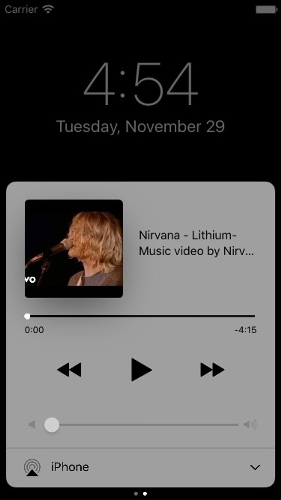 You can also control it through Control Center. *iOS only.