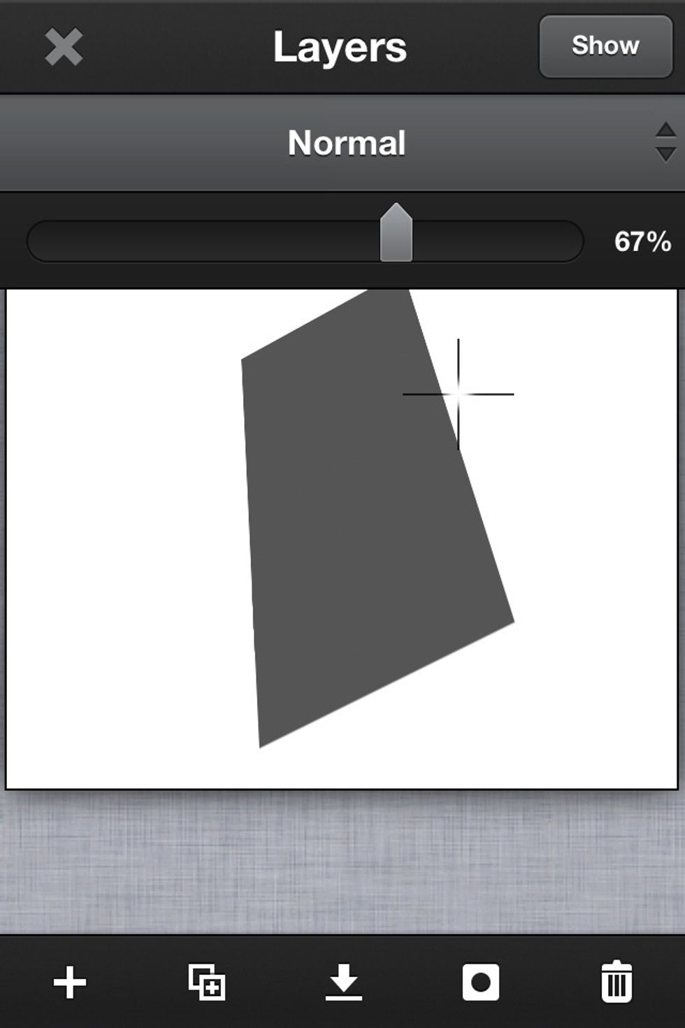 You can also edit the opacity of the layer. What's great is you can now see the opacity change in real time before you apply the change.