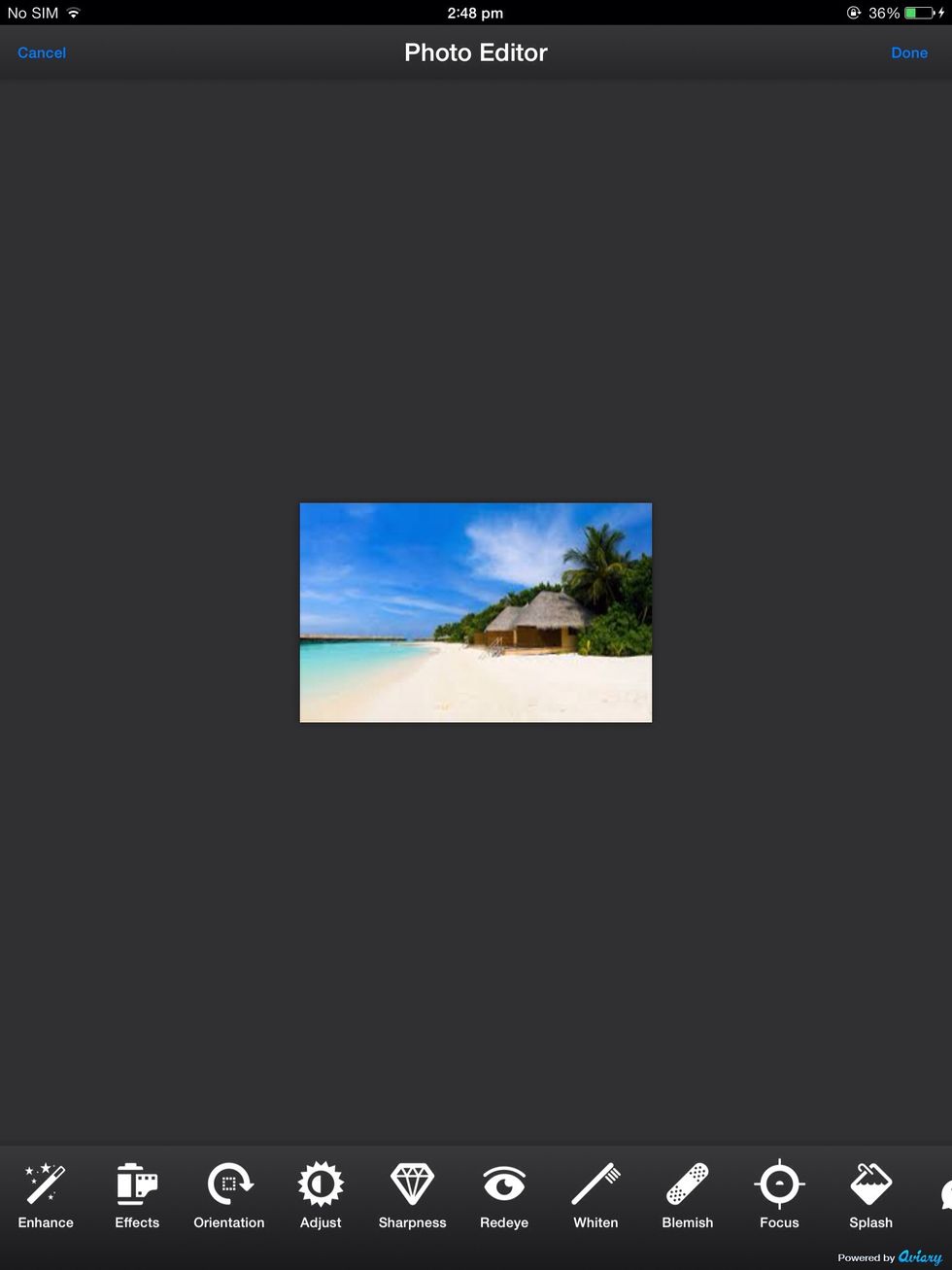 You can also edit your image.