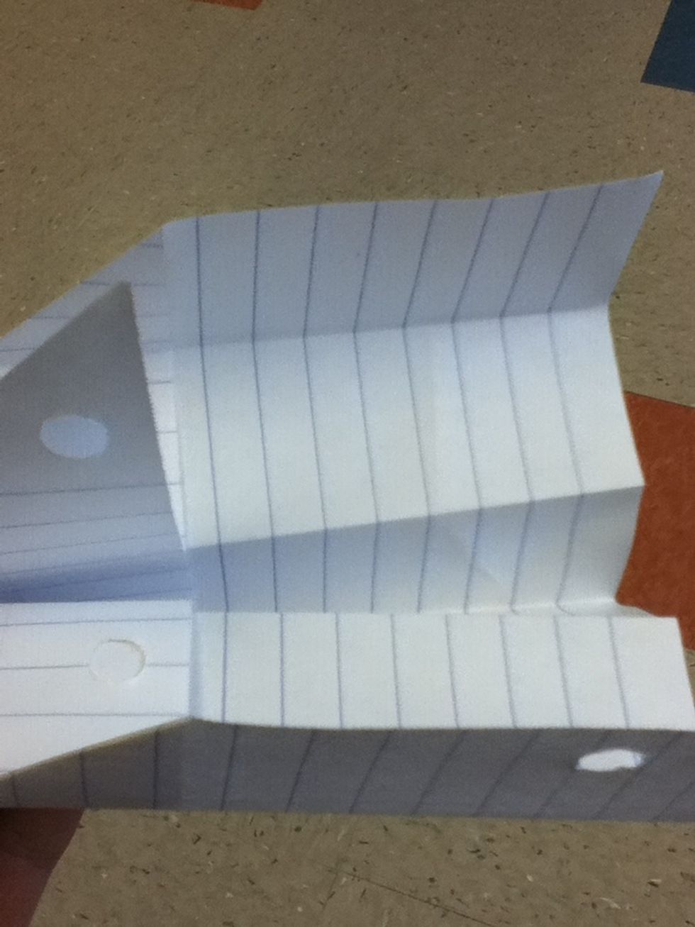 You can also fold the wings up in half if you would like