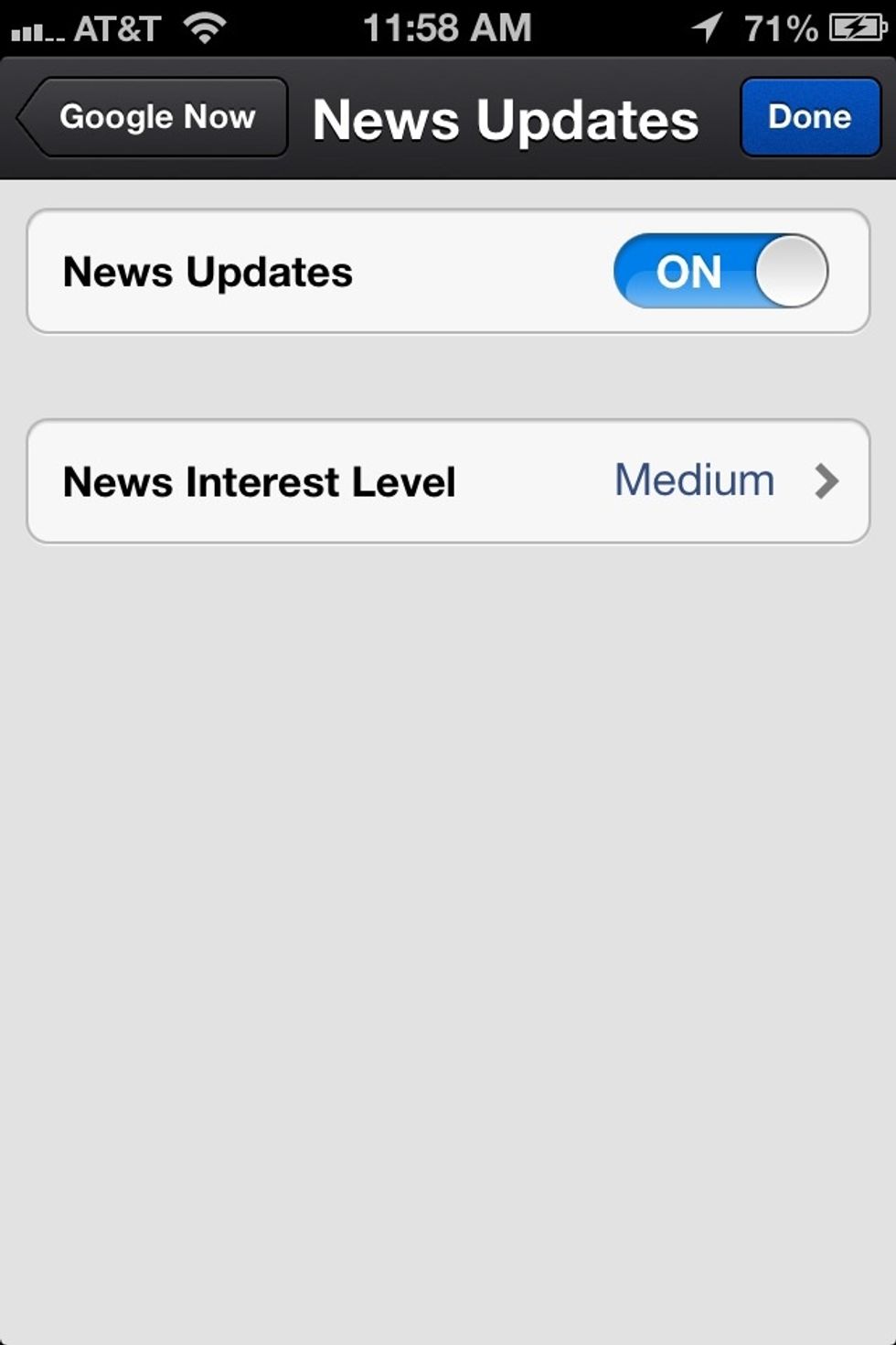 You can also get news on a google now card.