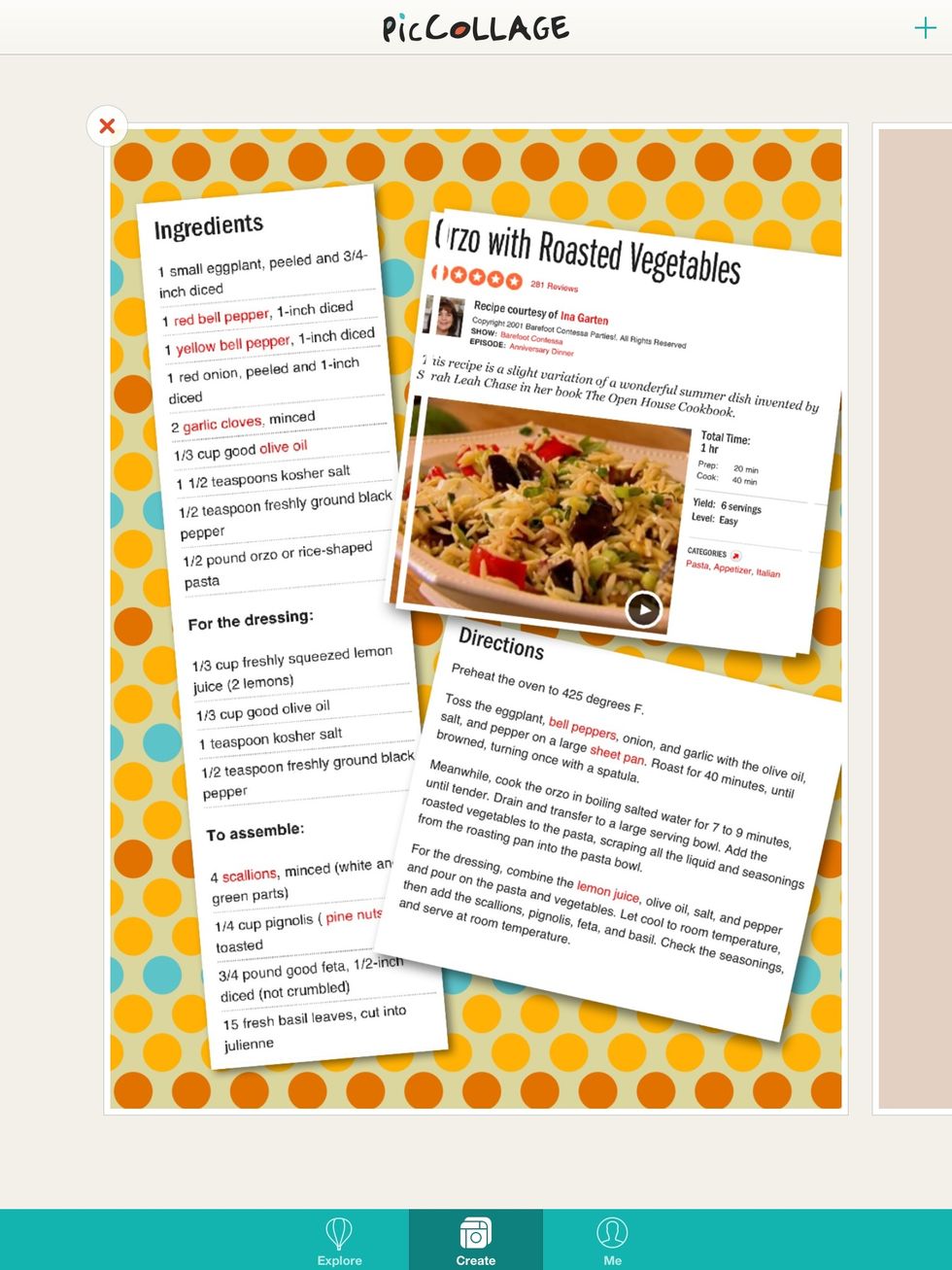 You can also julienne herbs for intense flavor and creative presentation. Ina Garten uses julienned basil in this orzo recipe.