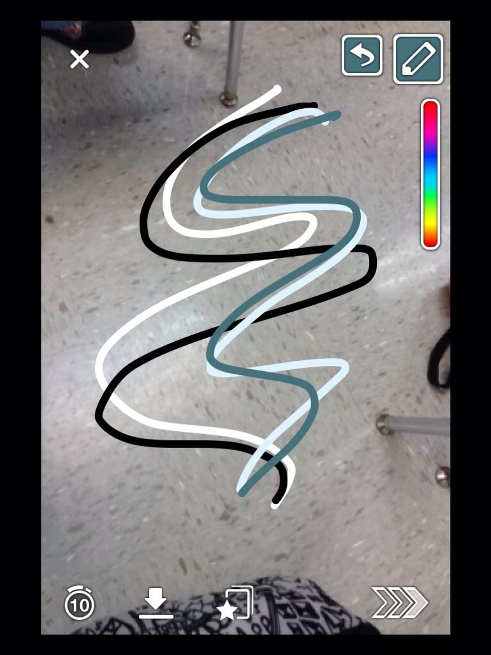 You can also keep the color and drag down to grey/black to darken it