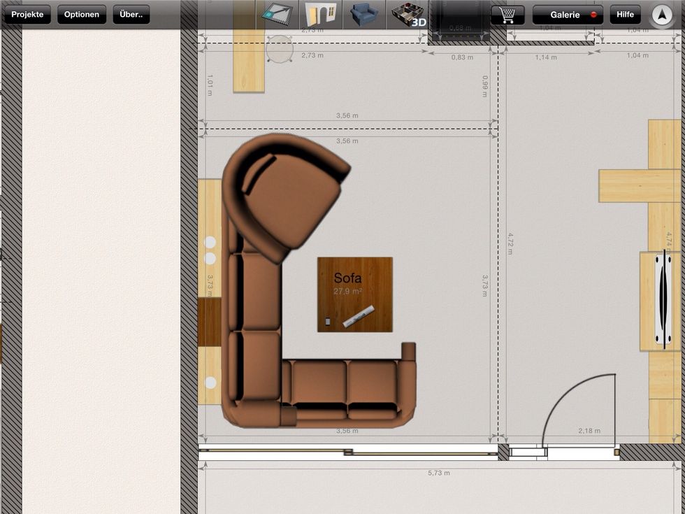 You can also model it (this was done with Home Design)