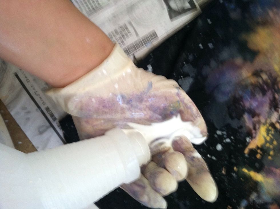 You can also pour it into your hand...