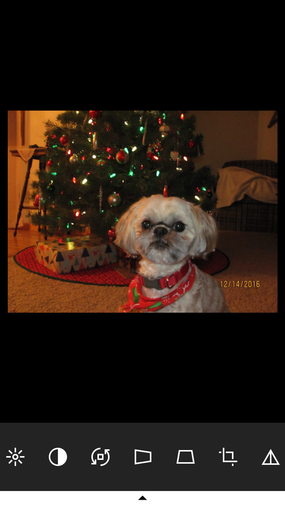 You can also select different manual functions. These range from exposure level to saturation to cropping the photo, plus many more.