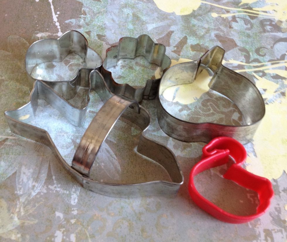You can also use another cookie cutter shape to "cut" your hole.