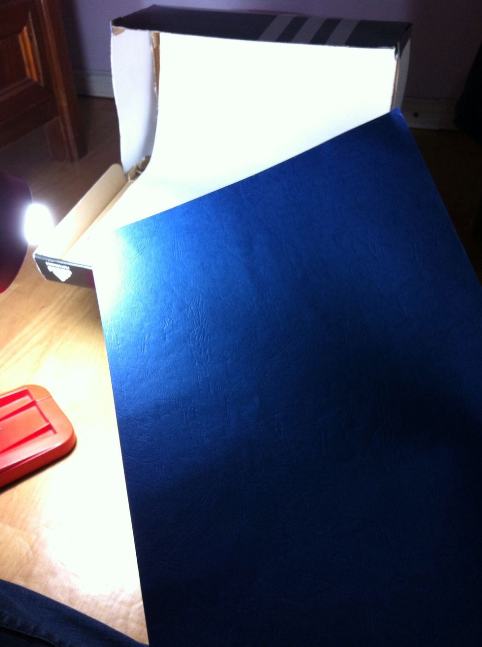 You can also use colored papers.