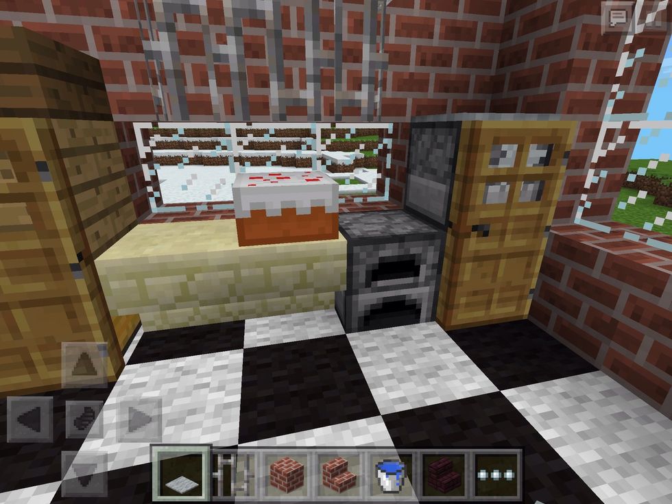 You can also use upside-down stair blocks. A little harder to place, but make for a lovely counter top.