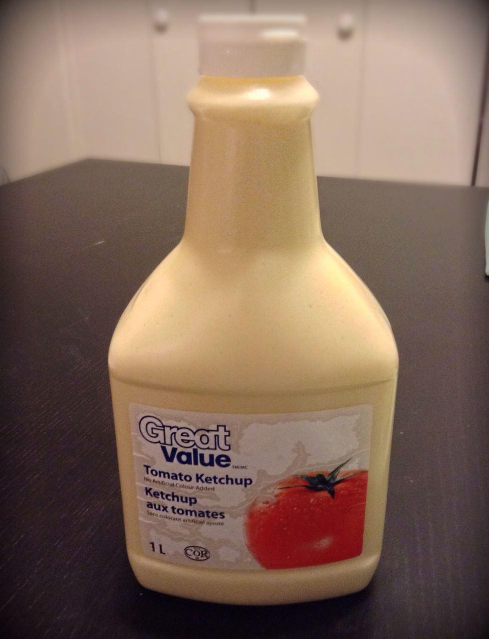 You can also you a large zip lock bag and cut a small hole in the bottom corner. But I REALLY like the ketchup bottle because its so easy to pour and it doesn't make a mess.