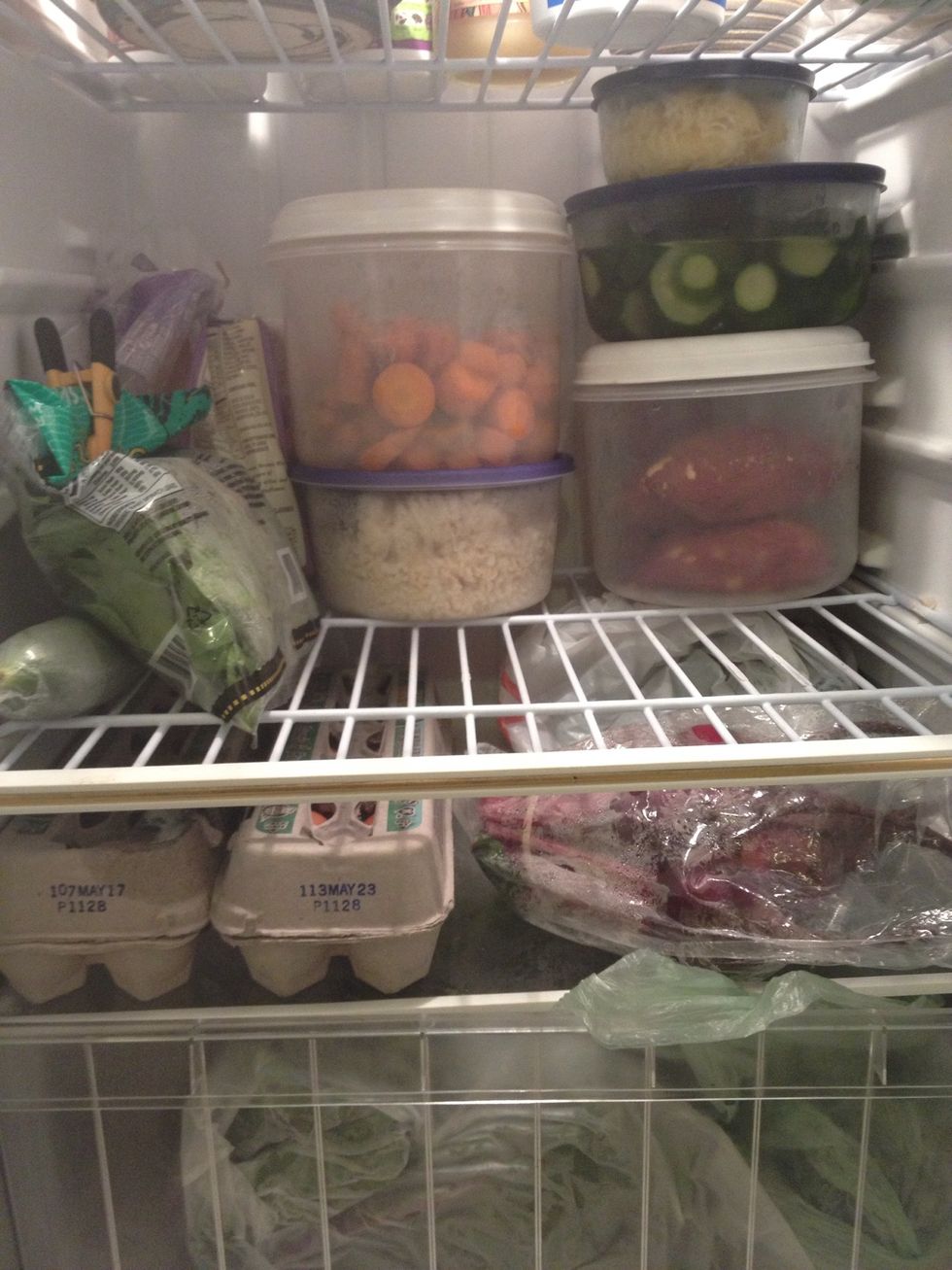 You can always cook the carrots and sweet potato ahead of time, and even on different days and then make them into a soup when you are ready to proceed with the following steps...