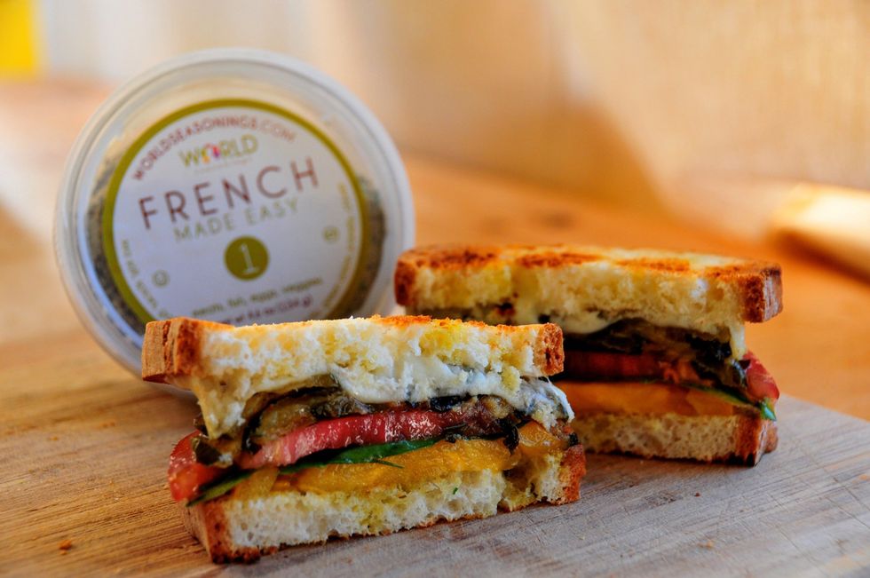 You can always make this sandwich with regular bread if you prefer.  But I can't express enough how good Udi's GF bread is when toasted.  It makes the best sandwiches when they need a crispy bite.