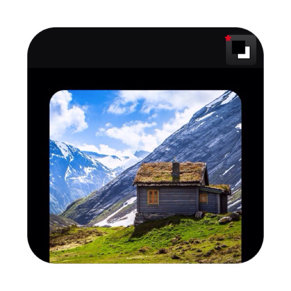 You can change the color of your frame to black. But white is much better because borders become invisible on Instagram.