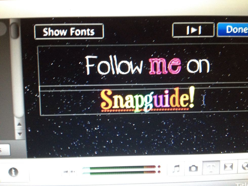 You can change the color too!