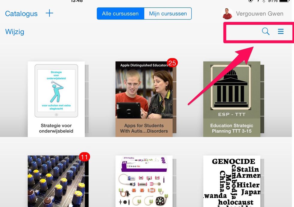 You can change the lay-out