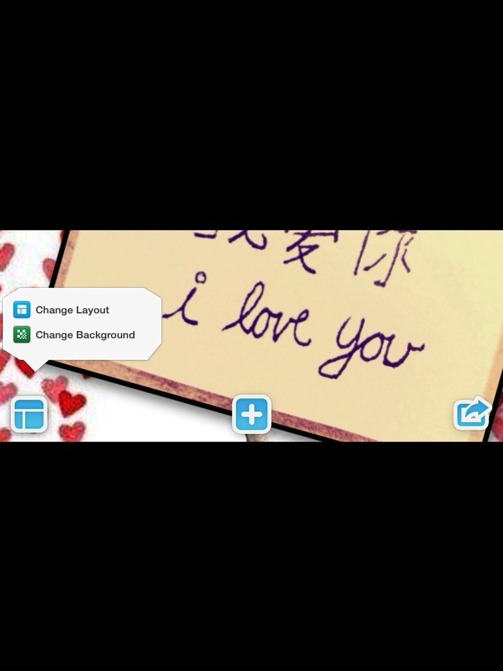 You can change the layout and the background