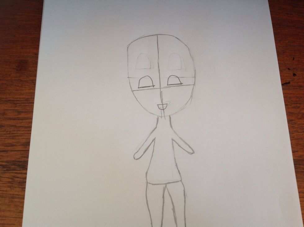 You can change where snouts the lines are. Now draw a little mouth when the other line is.