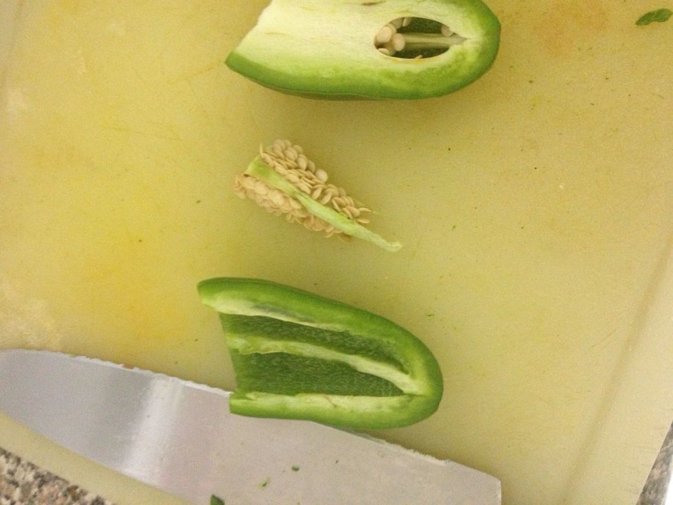 You can choose to take out the seeds. This will give it a little kick.