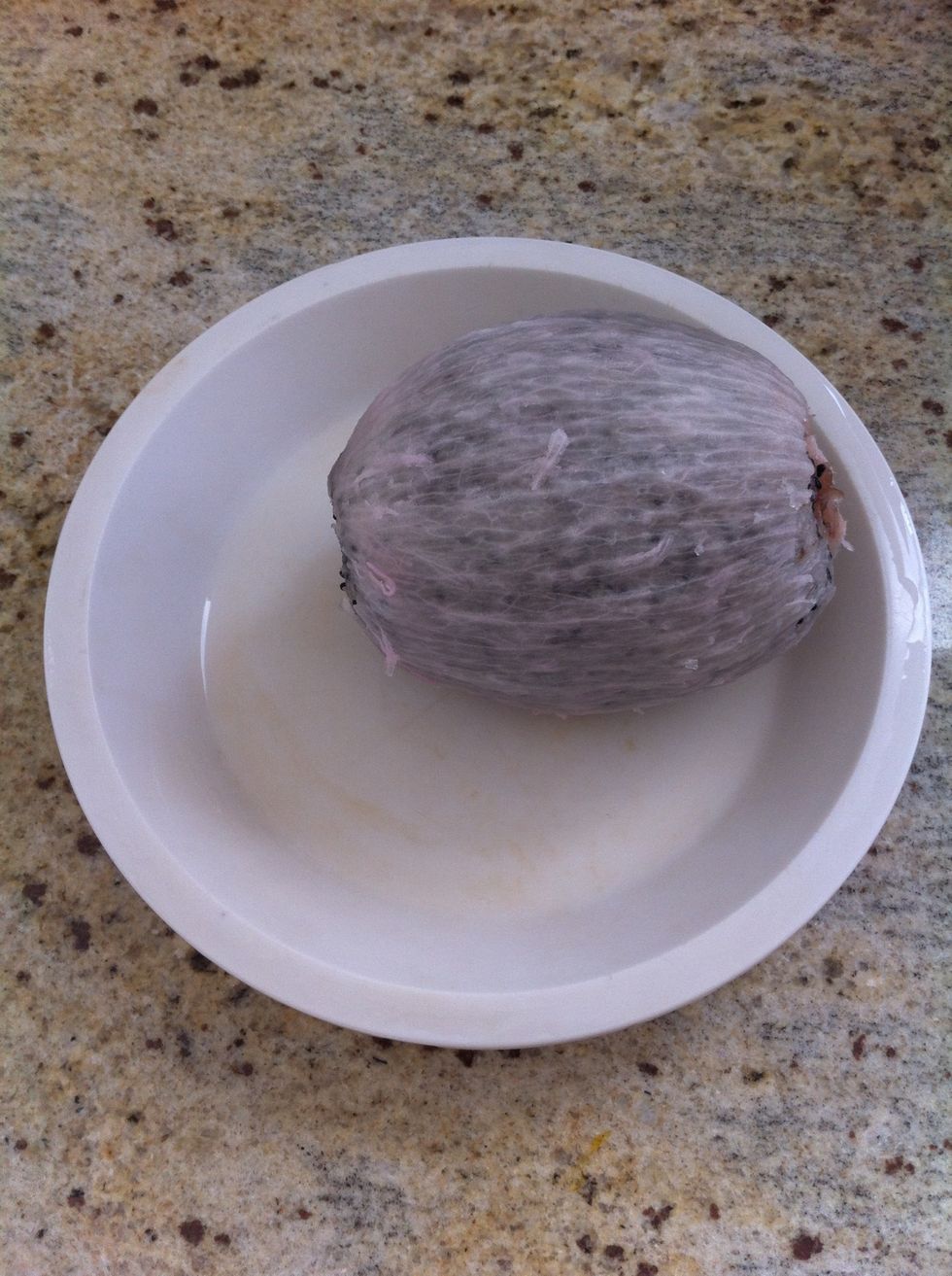 You can completely peel the Dragonfruit. It will look like this.