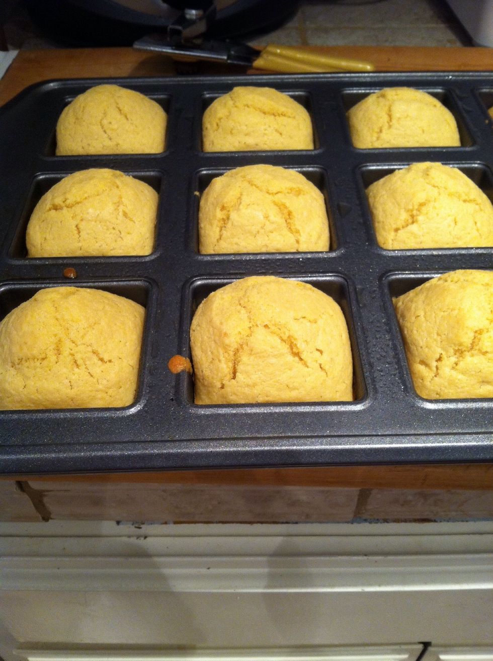 You can cook it to a golden brown or until it's done..