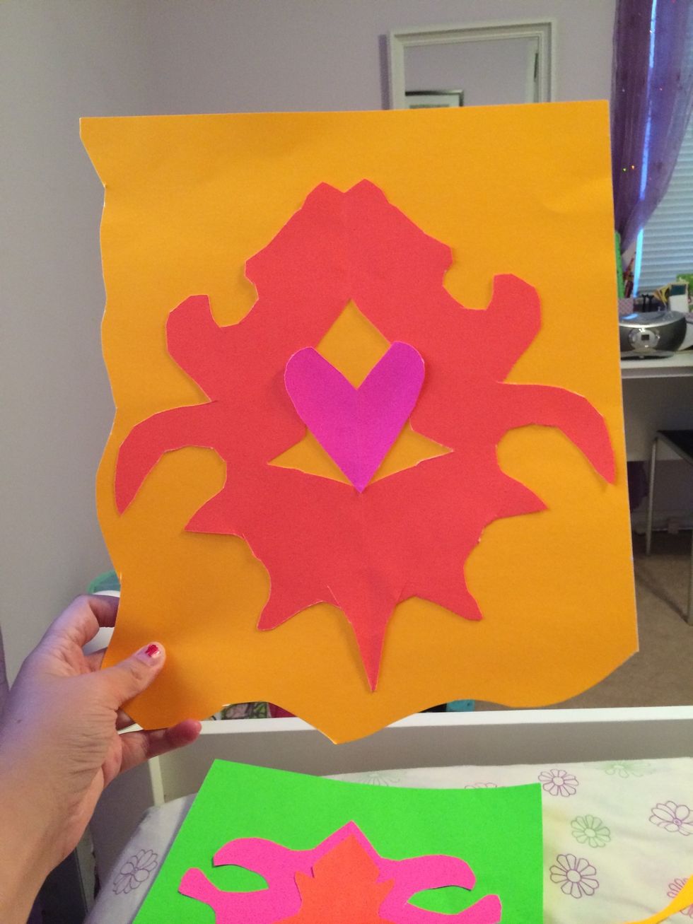 You can cut borders for a fun effect!