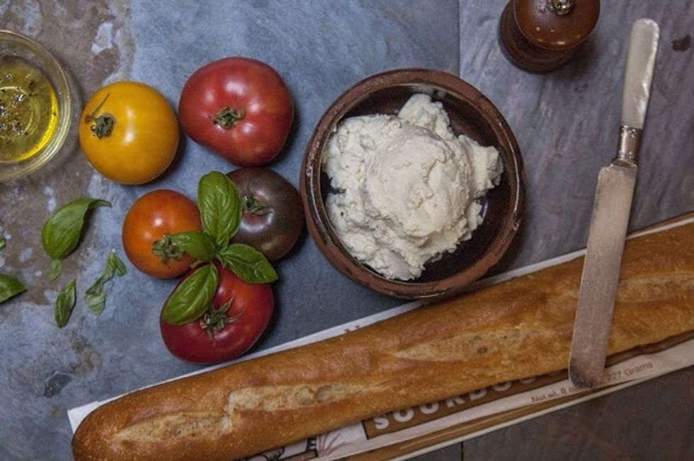 You can eat the ricotta warm on crusty bread, with tomatoes , olive oil and basil. You can also put it in an airtight container in the fridge for use later